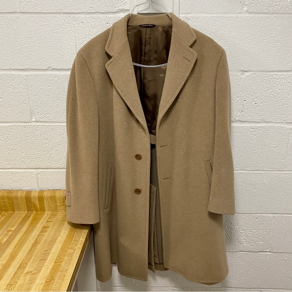 Canali Tan Coat 40R - Picture 1 of 16